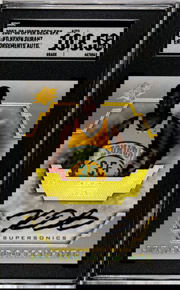 2007-08 Upper Deck SPX E-KD Kevin Durant