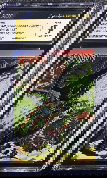 1994 Wizard Magazine Series 3 SPAWN Image Comics #2 Signature Series Greg Capullo CGC SS 9