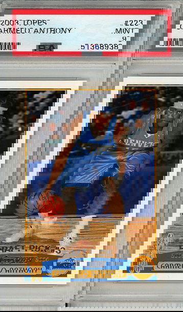 Carmelo Anthony 2003-04 Topps #223 PSA 9 Mint Rookie RC! 8938