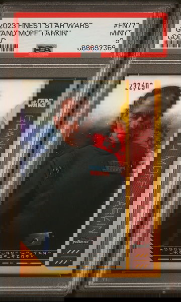 2023 Topps Finest Star Wars Grand Moff Tarkin Gold Refractor /50 FN77