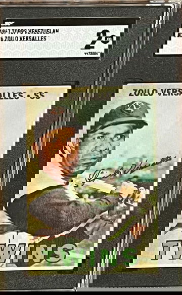 1967 Topps Venezuelan # 226 Zoilo Versalles SGC 2