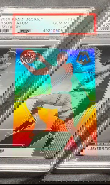 2019 Mosaic Jayson Tatum Silver Prizm PSA 10