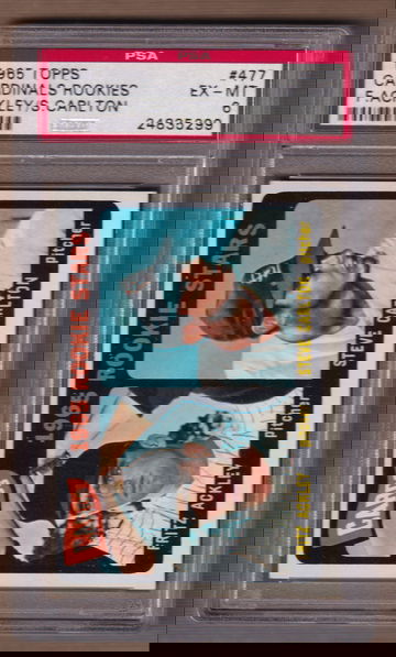 1965 Topps #477 Cards Rookies Steve Carlton PSA 6