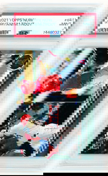 2021 Topps Now #841 S.Ohtani/M.Trout PSA 9 MINT!