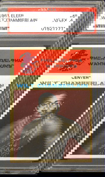 1961 Fleer #8 Wilt Chamberlain Rookie RC PSA 4