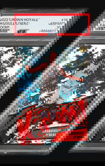 2022 Shaquille O'Neal Crown Royal Kaboom PSA 10 #19