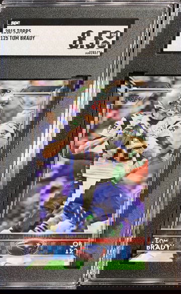 2015 Topps #125 Tom Brady SGC 8.5 