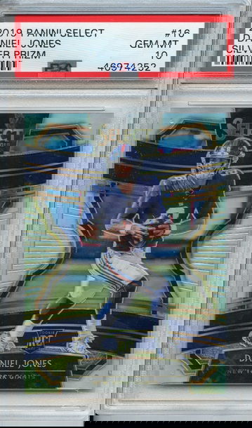 Daniel Jones Select Silver PSA 10