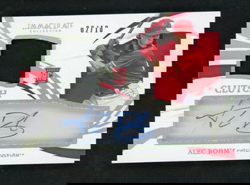 2021 Panini Immaculate Clutch Alec Bohm #CCR-AB RC Patch Auto /10