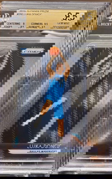 2018-19 Luka Doncic Base Prizm BGS 9.5