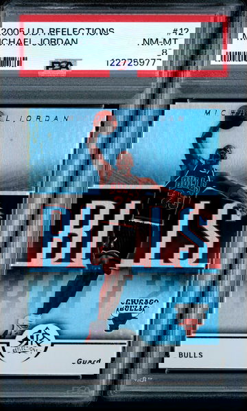 2005 Upper Deck Reflections Michael Jordan PSA 8