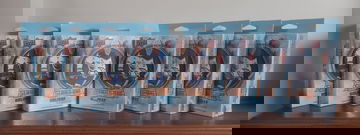 Lot of 8 2025-26 Upper Deck Series 1 Holiday Hanger Boxes