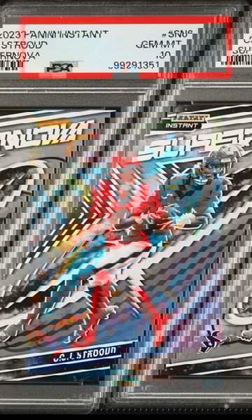 C.J. Stroud 2023 Panini Supernova NFL #SN-6 Football Card Graded PSA 10 Gem Mint