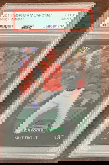 2011 Bowman Chrome Mike Trout PSA 9