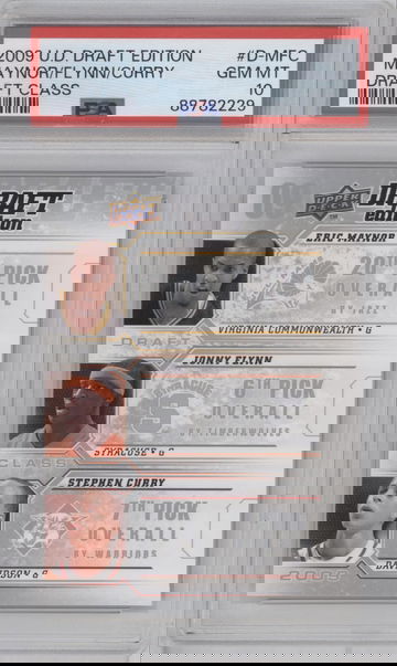2009 Upper Deck Draft Edition Maynor/Flynn/Curry Draft Class PSA 10