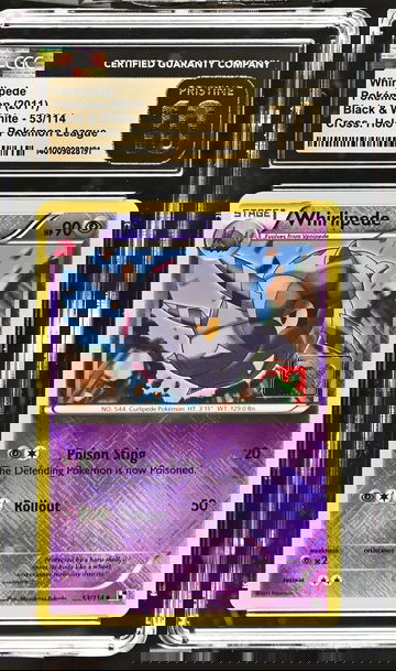 2011 Pokémon Black & White Whirlipede #53/114 Reverse Holo CGC Pristine 10