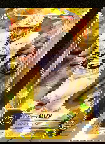 2025 Bowman Chrome U Sapphire  Kaytron Allen  Yellow Sapphire /75  Penn State