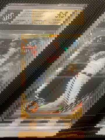 2019 Kyle Stowers Bowman Chrome Gold Refractor #27/50