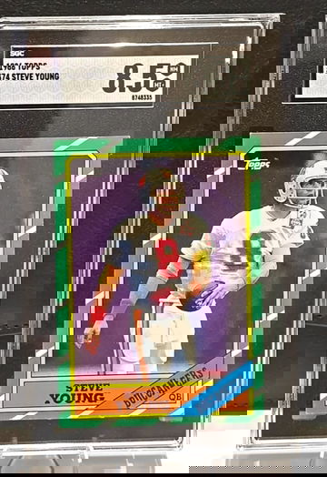 1986 Topps Steve Young  #374  SGC 8.5  Bucs
