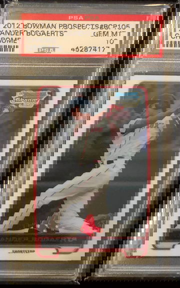 2012 Bowman Prospects Chrome Xander Bogaerts PSA 10 1st Bowman First Rookie Red Sox