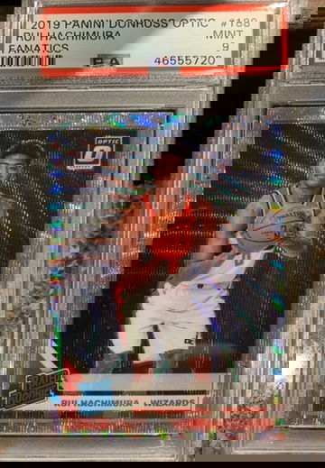 2019 Rui Hachimura psa 9 Donruss optic Fanatics 