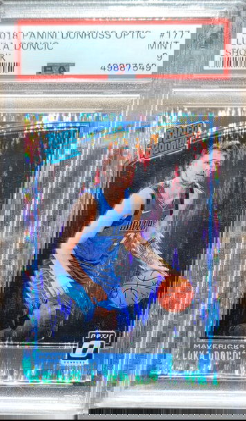 Luka Doncic 2018 Donruss Optic Shock PSA 9 Mint