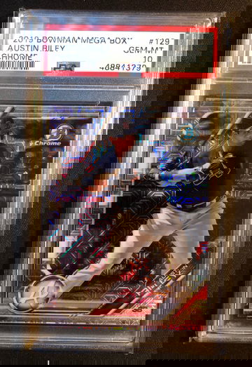 Austin Riley 2019 Bowman Chrome Mega Refractor PSA 10