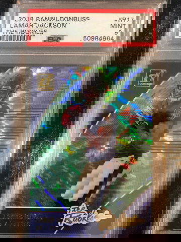 2018 Lamar Jackson Donruss “The Rookies” PSA 9 MINT