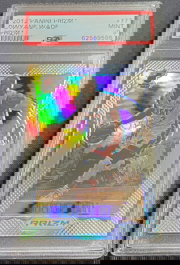 2012 Panini Prizm Silver Prizm #77 Dwyane Wade PSA 9 Mint