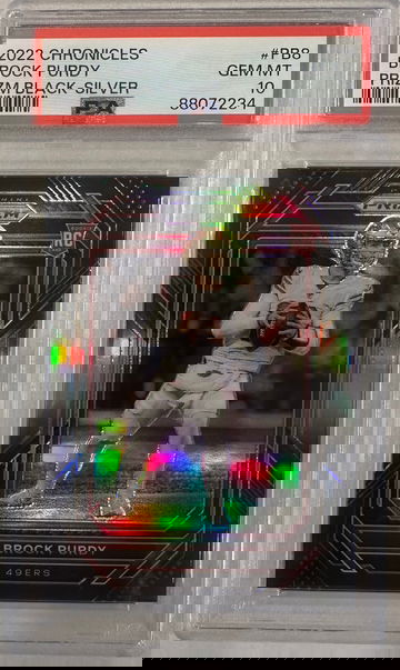 Brock Purdy Black Prizm Silver RC