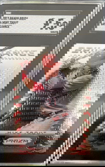 2012 Mike Trout Prizm ROOKIE Brilliance SGC 9.5