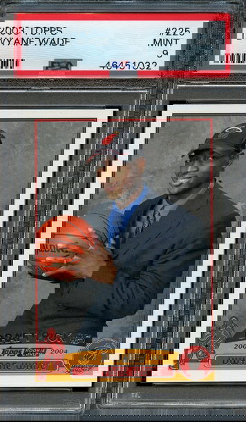 2003 Topps #225 Dwyane Wade PSA 9 Mint