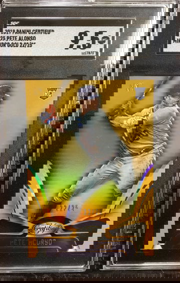 2019 Panini Chronicles Certified Pete Alonso MIRROR GOLD /25 SGC 9.5