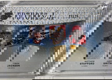 MATTHEW STAFFORD CURRY,SANCHEZ 2009 UPPER DECK ULTIMATE 6 PLAYER PATCH #23/25
