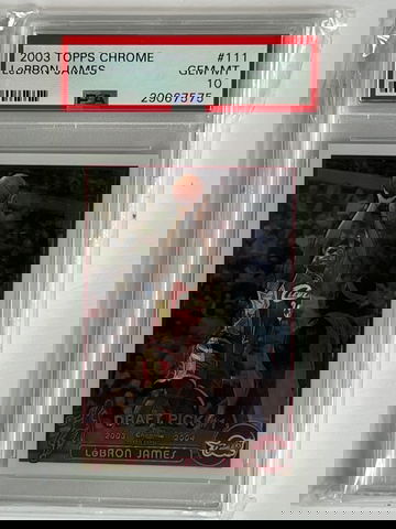 2003 Topps Chrome LeBron James RC