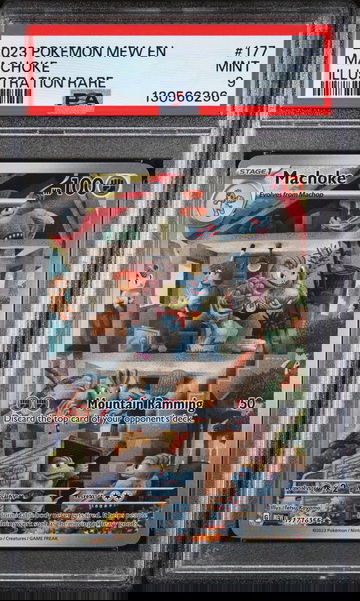 2023 Pokemon Scarlet and Violet 151 Illustration Rare Machoke #177 PSA 9