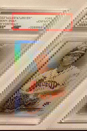 2022 Topps Allen Ginter Jeremy Pena RCSilver Portrait PSA 10