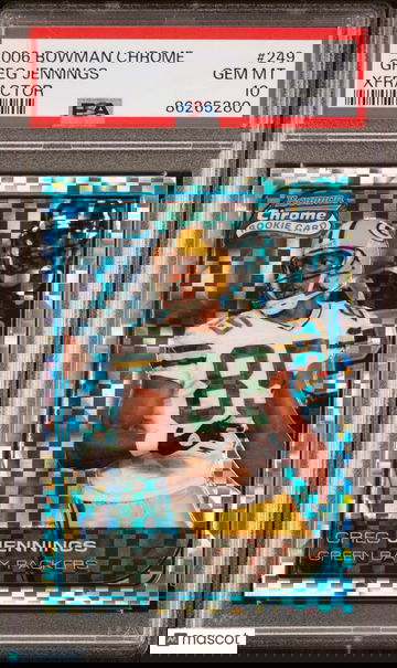 2006 Bowman Chrome Greg Jennings #249 PSA 10 - Pop 1 - Packers - XFractor