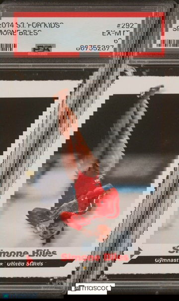 2014 Sports Illustrated For Kids Simone Biles #292 PSA 6 EX-MT