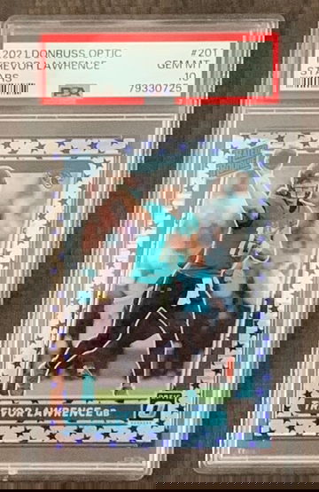 2021 Donruss Optic Stars #201 Trevor Lawrence Rookie RC PSA 10 Gem Mint