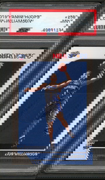 2019 Panini Hoops #258 Zion Williamson PSA 9