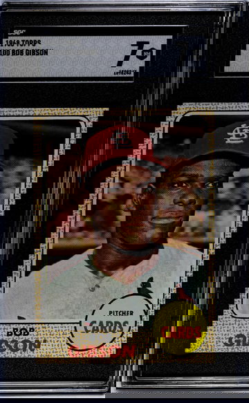 1968 Topps #100 Bob Gibson SGC 7