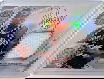David Robinson 2014-15 Panini Spectra Hall of Fame Auto/Jersey /35