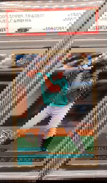 2000 Topps Traded #T40 Miguel Cabrera Rookie PSA 9 MINT