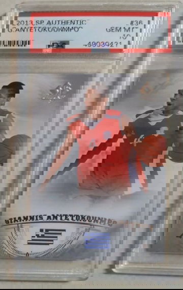 2013 SP AUTHENTIC Giannis Antetokounmpo PSA 10 (SHIPS TRACKED FROM CANADA)