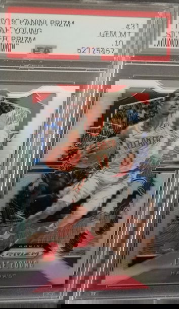 2019 Panini Silver Prizm Trae Young #31 PSA 10