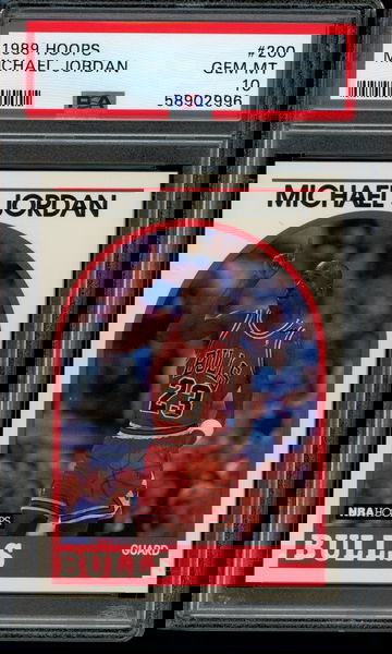 1989 NBA Hoops #200 Michael Jordan PSA 10 Gem Mint