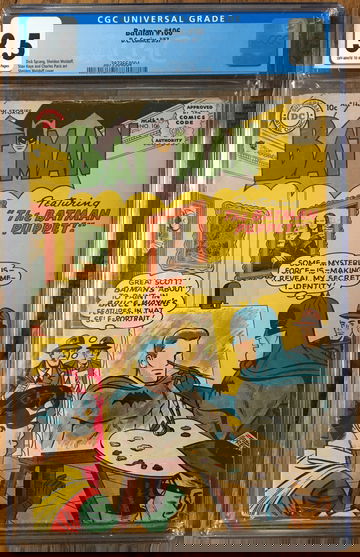 Batman #106 (1957) CGC 3.5 -- O/w to white pages; Moldoff identity reveal cover