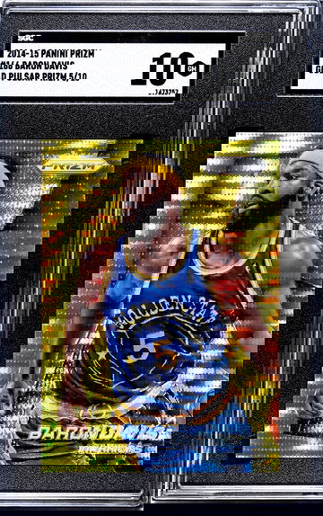 2014-15 Panini Prizm Baron Davis Gold Pulsar #5/10 SGC 10