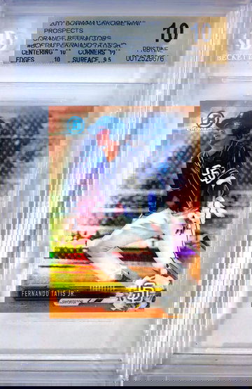 2017 Bowman Chrome Mini Fernando Tatis Jr Orange /25 BGS 10 Pristine